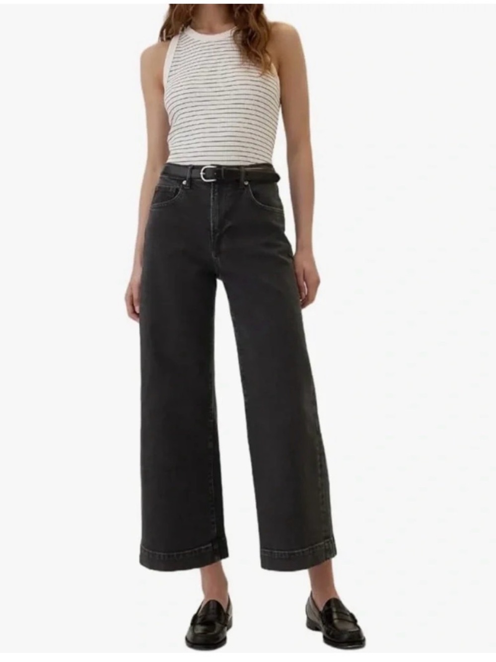 Gap High Rise Wide-Leg Crop Jeans